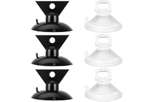 QWORK Light Bulb Changer Suction Cup Tool, Compatible with MR16 and GU10 Bulbs, 6 Pack Suction Cups for Bulb Removal