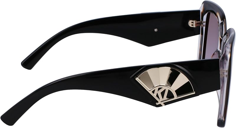 KL6126S 242 Dark Tortoise Sunglasses Woman Acetato, Modified Rectangle, 52