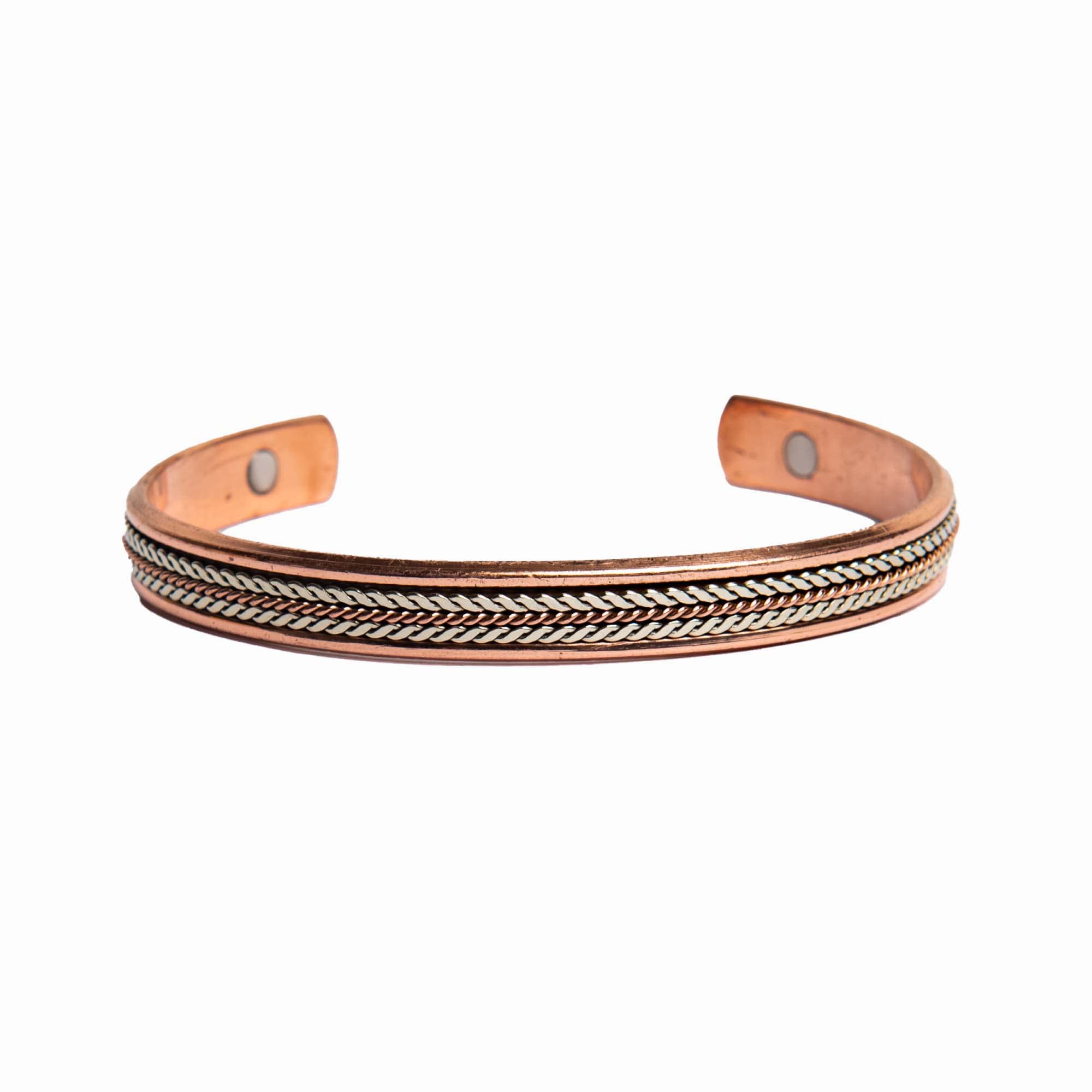 Wonder Care Copper Bracelet For Women And Men Copper Bracelet Women Copper Bracelet Men Kada Healing Magnet Copper Magnetic Bracelet For Christmas Gifting