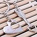 Sonline Lover His Her Keychain Keyring Couples - Arrow & 