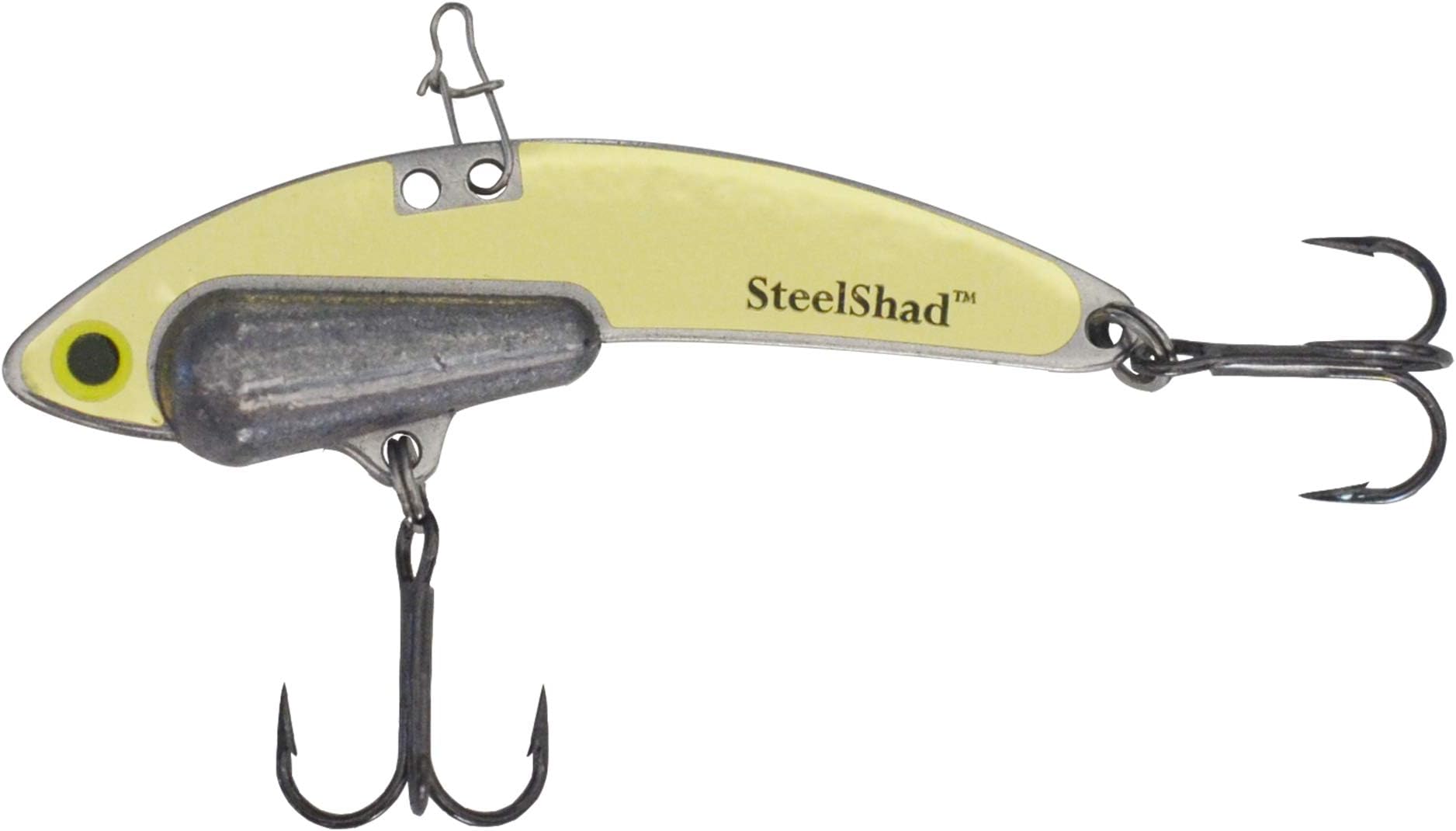 SteelShad - Heavy Series 1/2 oz. Bass Fishing Lures - Lipless Crankbait for Freshwater Fishing - Perfect for Smallmouth & Largemouth Bass, Walleye, Pike & Trout - Heavy Series