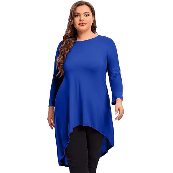 women's plus size high low tops