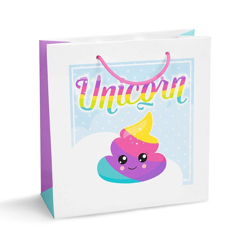 Amazon.com: Unicorn poop sticker labels for birthday party - 20 ct 2x2 ...