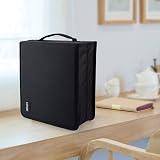 LIOVODE DVD Case 200 Discs 100 Booklets Storage Organizer Black view 7
