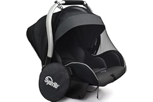 Sysmie Mosquito Net for Stroller Mosquito Net for Car Seat with Zipper - Universal Fit, Premium Quality Durable - Black…