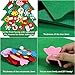 TOBEHIGHER Felt Christmas Tree - 3.12 FT 3D DIY Set for Kids with 34 Pieces of Ornament Decor, Wall Hanging Christmas Tree Decorations