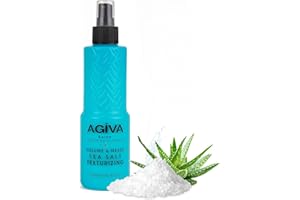 Sea Salt Texturizing Agiva Hair Spay - Volumizing, Beach Waves & Matte Finish, Lightweight Hair Styling Spray for Men & Women