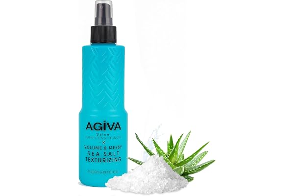 Sea Salt Texturizing Agiva Hair Spay - Volumizing, Beach Waves & Matte Finish, Lightweight Hair Styling Spray for Men & Women