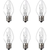 15WE12 15 Watt Light Bulbs Replacement for Scentsy - Plug in Nightlight Warmer Wax Diffuser C7 Replacement Bulbs 15W 120 Volt