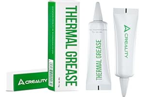 Creality Thermal Grease,High Thermal Conductivity,Non-Conductive&Non-Corrosive,Excellent Temperature Performance,Long Durability for Ender 3 V3 SE/KE/Ender 3 V3 Plus/K1 Max/K1C 3D Printer (Pack of 2)