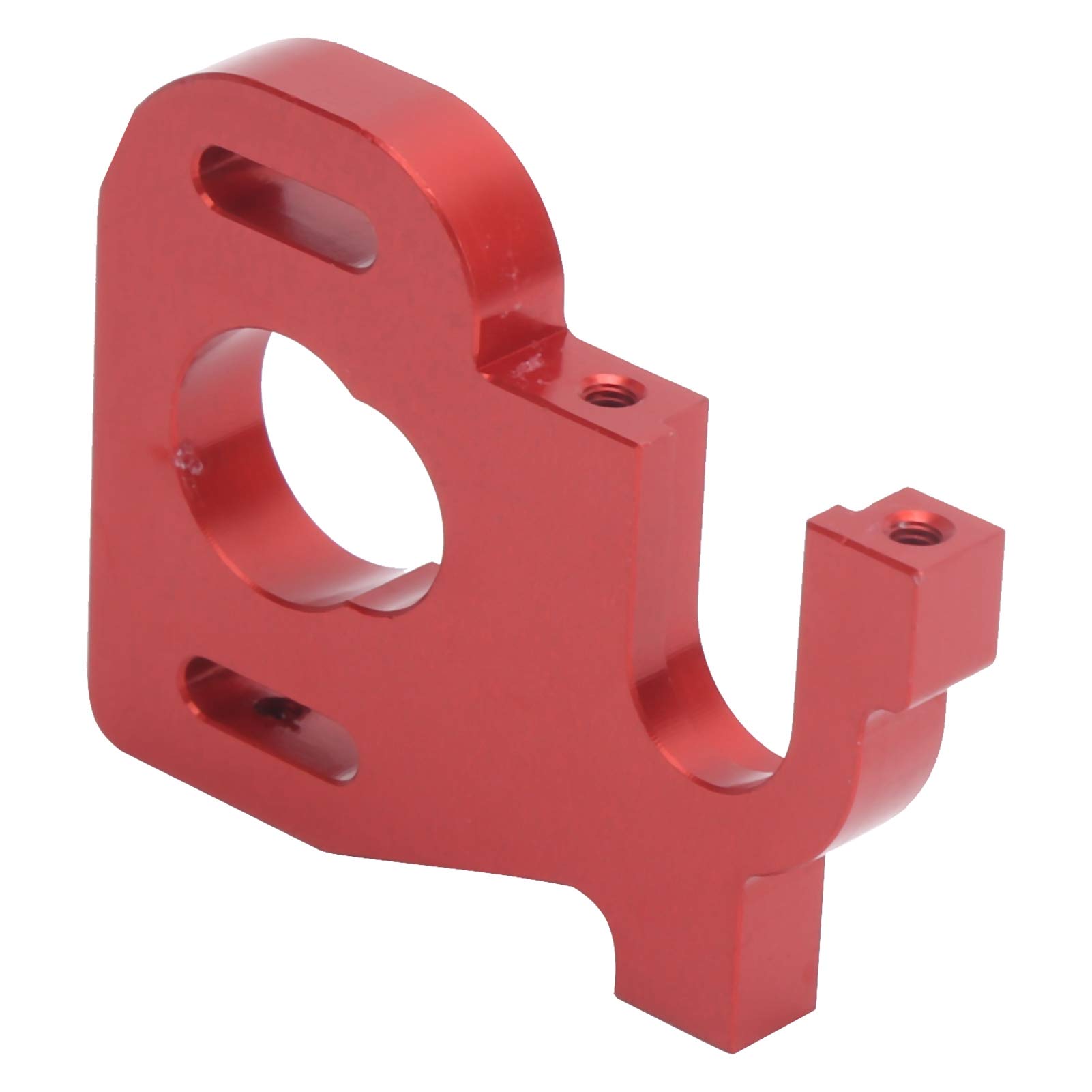 Keenso RC Car Motor Mount, Adjustable Aluminum Alloy RC Motor Mount RC Car Motor Mount Seat Holder RC Car Accessory for 1/14 144001 (red)