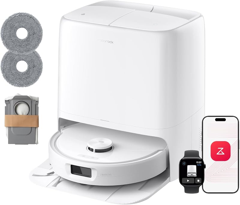 Qrevo 2 Pro Set Saugroboter mit Wischfunktion, 25.000 Pa Saugkraft