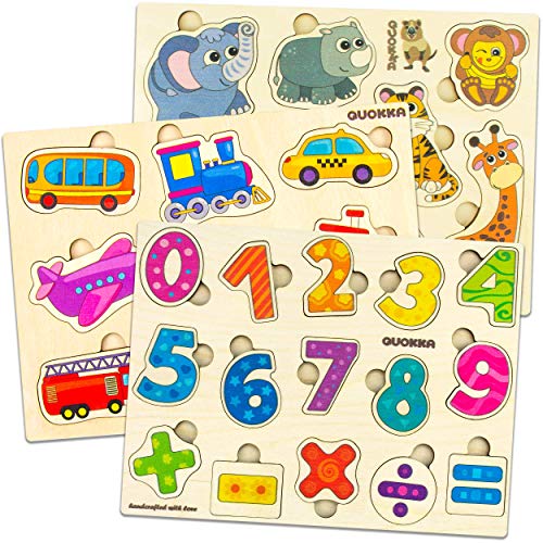 wooden peg puzzles for 1 year olds