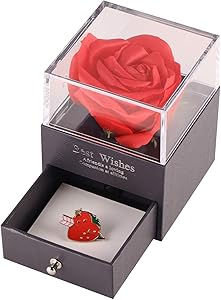 Jimdella Artificial Rose Gift for Girlfriend Wife Birthday Valentine's Day Anniversary Mother's Day