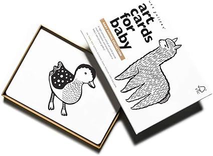 Amazon Com Wee Gallery Art Cards For Baby Black And White Baby