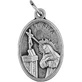 Small Catholic Saint Medal - Bulk Pack of 10 (Saint Rita)