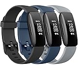 3 Pack Silicone Bands Compatible with Fitbit