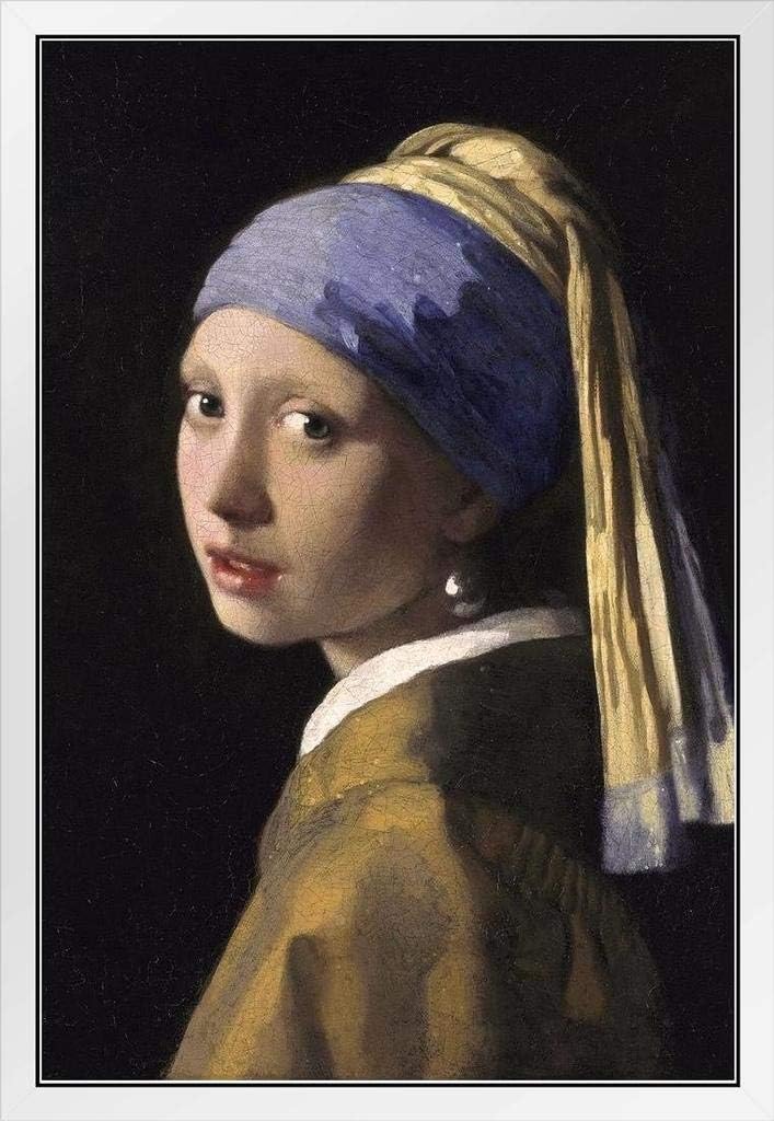 Johannes Vermeer The Art Of Painting Size x24 Inch Poster Art Print Wall Decor Home Kitchen Posters Prints Nkipl Com