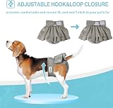 Avont 3 Pack Washable Female Dog Diapers Reusable for Heat Incontinence view 2