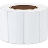 Hybsk 2x1 inch Direct Thermal Labels for Barcodes, Address, Compatible with Rollo Label Printer & Zebra Desktop Printers (2"x1",White)