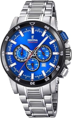 Festina Reloj Cronógrafo para Hombre de Cuarzo con Correa en Acero Inoxidable F20352/2