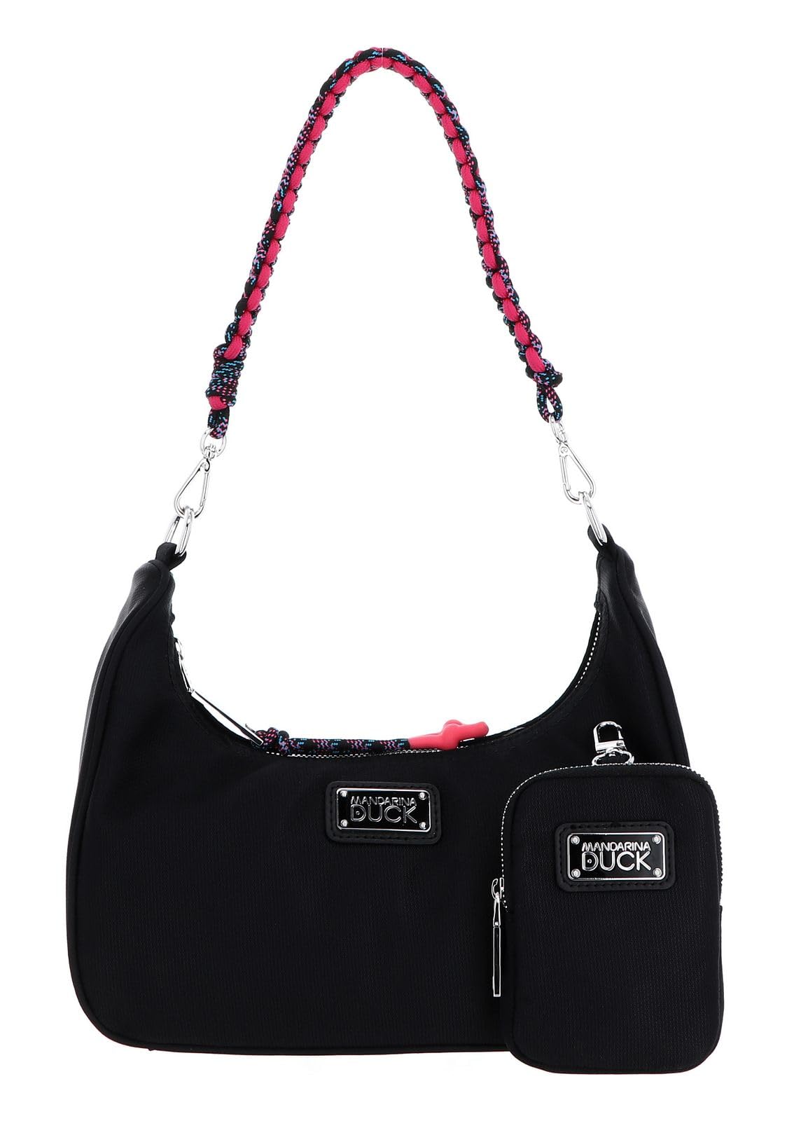 Mandarina Duck Women's Style P10MYT12 Crossbody Bag, Black Black, 25x20x9 (L x H x W)