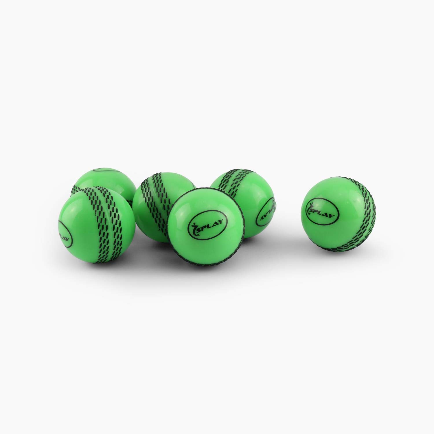 Splay WindBall with Stitching | Soft Training Balls applicable for Indoor and Outdoor | Suitable for All Levels of Players | Pack of 6 - Green Colour — image 1