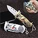 Feng Fang Windproof Lighter Inflatable re-use Cigar Cigarette Lighter Folding Knives (Copper Color)
