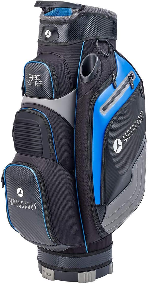 Motocaddy AquaFlex Stand Bag - Charcoal/Red