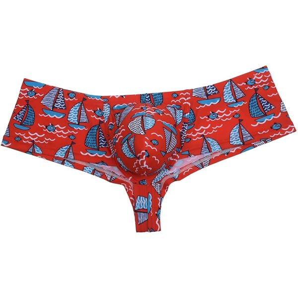 OROCOJUCO Men's Cheeky Brief Swimwear - High Cut Rear Swim Shorts & Skimpy Trunks
