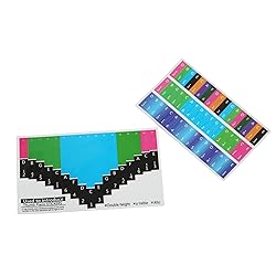 Kalimba Scale Stickers Colorful Thumb Piano Key