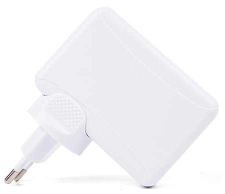 DURAGADGET 4-faches USB-Ladegerät für Europa – zum Aufladen passend für die Toshiba PA5150E-1C0K Camileo X-Sports Action Kame
