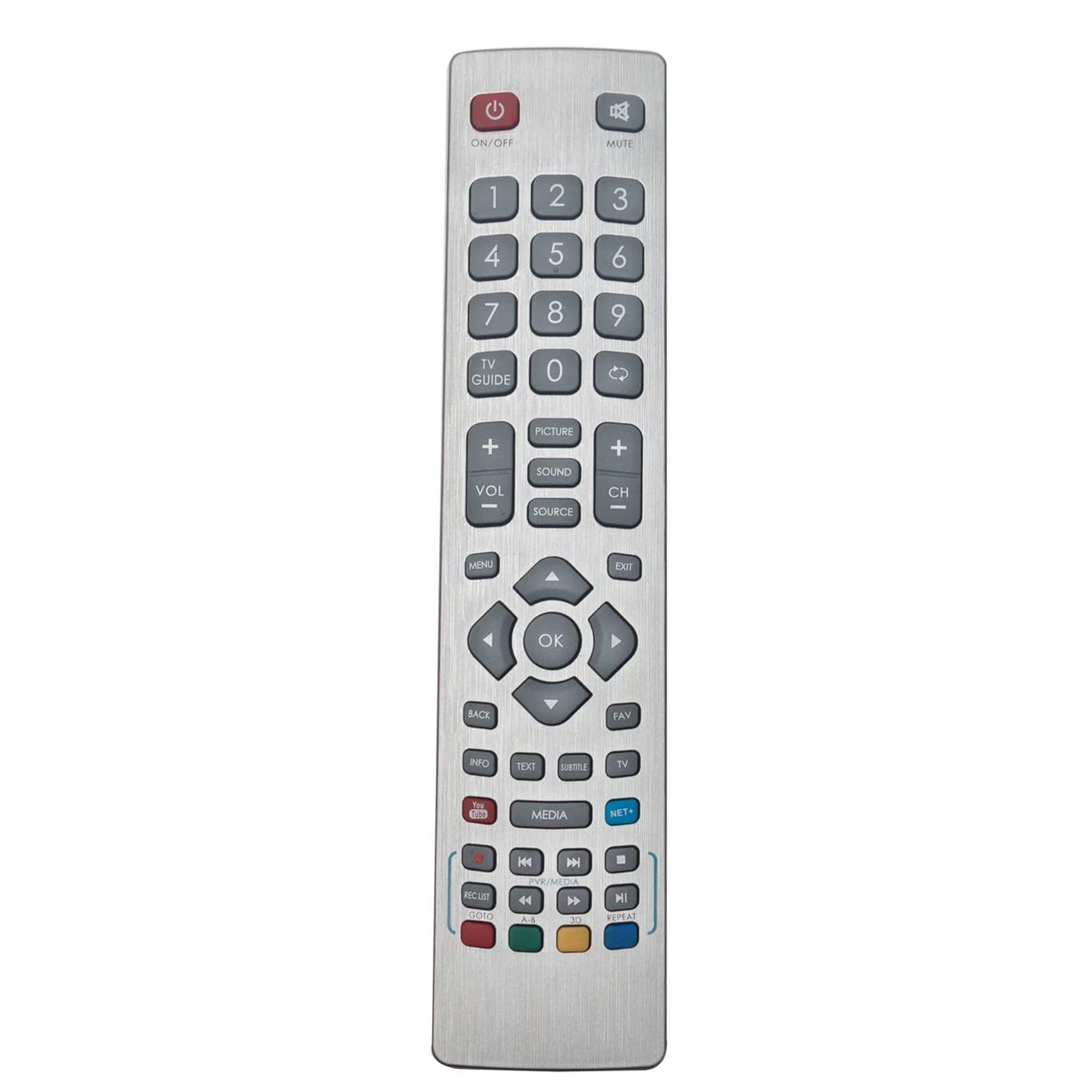 VINABTY SHWRMC0003 Replacement Remote Control fit for TV model LC-43CFE6451K LC-49CFE6241K LC-49CFE6242K LC-49SFE7451K LC-32CFE6241K LC-32CFE6242K LC-32CFE6351K LC-32CHE6131K LC-40CFE6241K