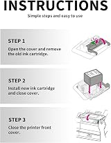 LCL Compatible 793-5 Blue Ink Cartridges for Pitney Bowes DM DM SendPro Postage view 3
