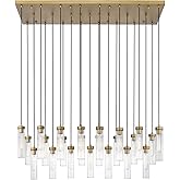 Z-Lite 740P-23L-RB Beau Chandelier, 23-Light 1380 Total Watts, Rubbed Brass