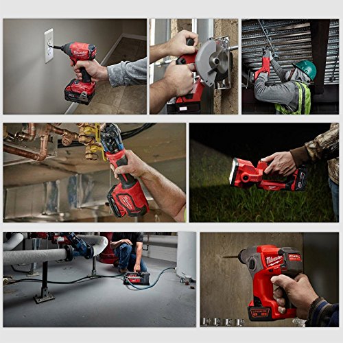 FLAGPOWER 18V 2.0Ah Replacement Lithium-ion Battery for Milwaukee M18 XC 48-11-1815 48-11-1820 Cordless Power Tools - Thumbnail 7