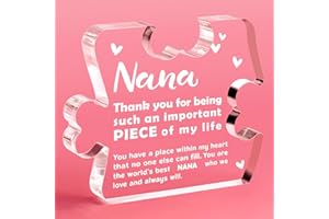 OCCDESIGN Gifts for Nana, Birthday Mothers Day Gifts for Nana, Grandmother, Grandma, Christmas Gifts for Nana from Grandchildren, Grandkids, Granddaughter, Grandson - New Nana Gifts Acrylic Plaque Keepsake