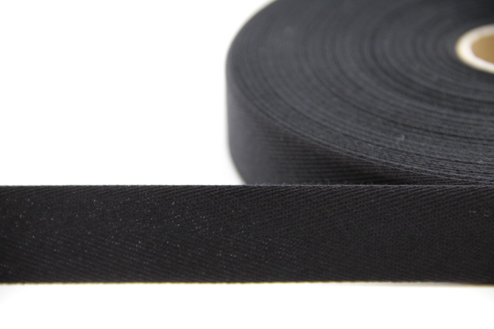 NTS Stitching Cotton Twill Tape, Trim Masking Tape – Assorted Colours, Width: 20 mm Black