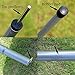 Top Lander Adjustable Tent Tarp Poles Folding 3 Section Dual Size Steel Camping Tent Accessories for Headroom Canopy Porch Awning Sun Sails Support