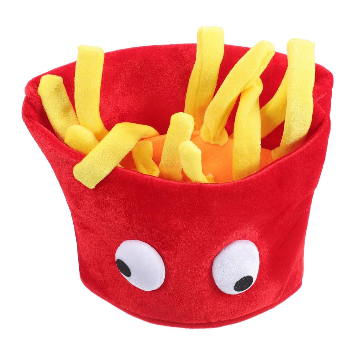 Durlo Funny French Fries Hat Costume Party Hat Oversized Food Cosplay Cap for Halloween, Birthday Parties, Carnival