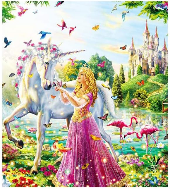 RUIKA Jigsaw Puzzle 1000 Piece for Adults and Children Puzzle Classic Puzzle Landscape Princess Unicorn DIY Collectibles Modern Home Decoration