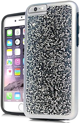 (XL) iPhone 7 Plus ONYX Crystal Case Silver/BLACK