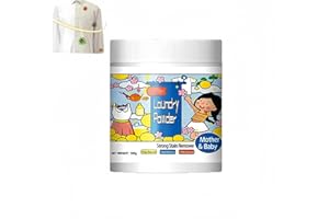 Oxygen Laundry Powder, Hyper Concentrated Laundry Detergent, Hyper Concentrated Strong Stain Remover Powder, 500g Chlorine, F