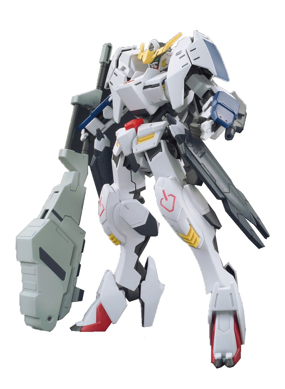 BANDAI BAN205993# 15 Gundam Barbatos 6th Form HG IBO 1/144 Gunpla High Grade Model Kit, Multi-Colored, 8 Inches