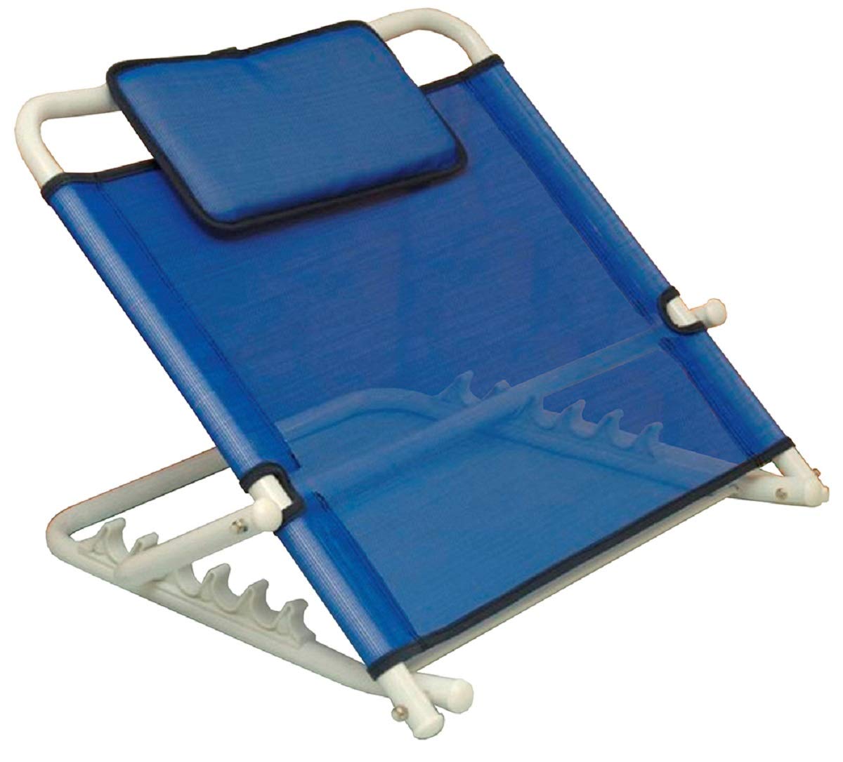 NRS Healthcare L98229 Healthcare Adjustable Angle Back Rest, Blue, Pack of 1