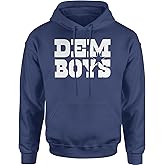 Expression Tees Dem Boys Dallas Football Unisex Adult Hoodie, Soft Fleece, Cozy Fit, Trendy Graphic Pullover