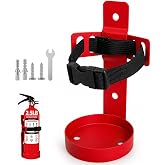 KYTNER Compact Fire Extinguisher Wall Mount Bracket - Heavy Duty Quick Release Holder for 2.5 lb Fire Extinguishers 1 Pack