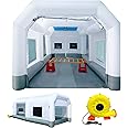 GORILLASPRO Portable Inflatable Paint Booth 16.5x10x8Ft,Inflatable Spray Booth with 950W Blower,Upgrade Air Filter System Environment Friendly,More Durable Portable Spray Painting Tent