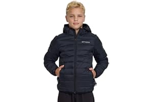 Spyder Boys Puffer Jacket - Lightweight Packable Wind Water Resistant Quilted Boys Winter Coat - Cozy Insulated Winter Jacket