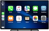LAMTTO 9 Inch Wireless Car Stereo with Apple CarPlay Android Auto GPS Navigation view 1